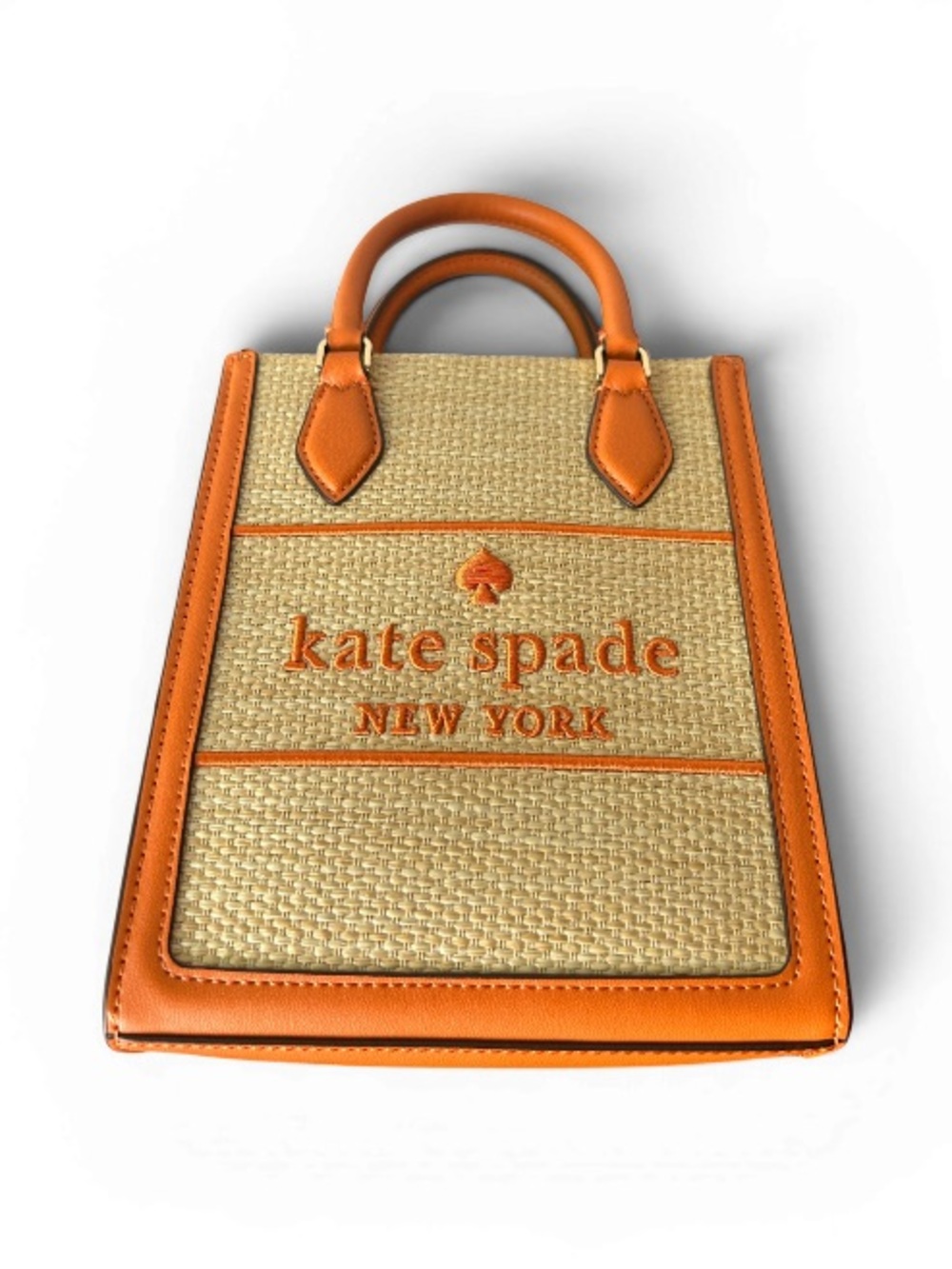 🆕♠️ Kate Spade Ellie Mini Tote Crossbody Orange Zin NWT - Picture 5 of 16